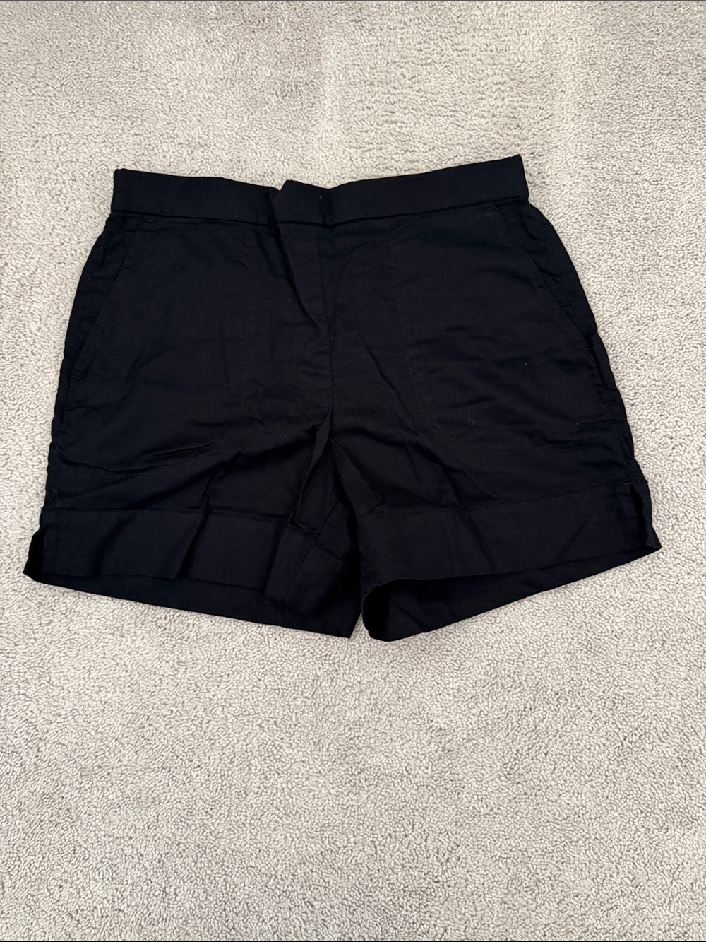 Banana Republic Black Flat-Front Women’s Shorts
